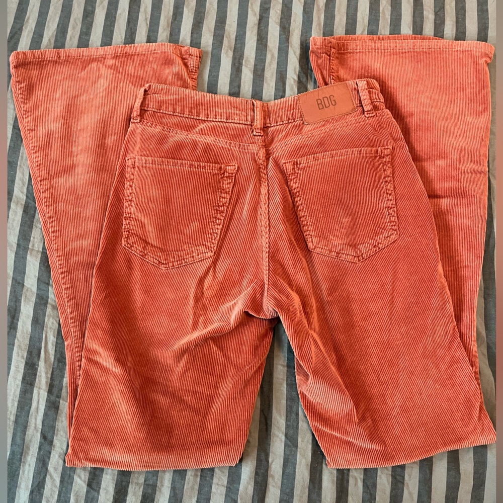 BDG Women's Flare Corduroy Jeans - Warm Rust